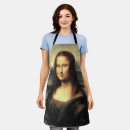 Search for leonardo da vinci aprons Mona lisa