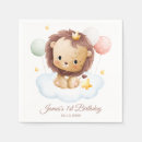 Search for lion napkins Kids birthday