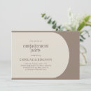 Search for brown engagement party invitations Minimalist