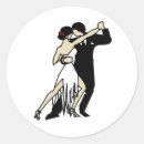 Search for tango dancing stickers Couple