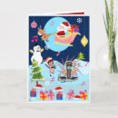 Search for funny santa claus cards Rudolph