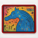 Recherche de cheval bleu tapis souris Animaux