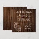 Search for owl wedding invitations Rustic