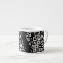 Recherche de carrés noirs et blancs tasses Noir et blanc