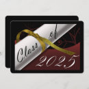 Search for maroon and gold graduation invitations Class of 2025
