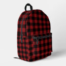 Search for buffalo plaid backpacks Red