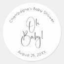 Recherche de oh baby baby shower stickers Aspersion pour bébé