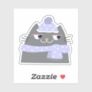 Search for winter cat stickers Cartoon