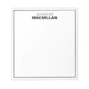 Recherche de ligne noire blocsnotes Monogramme