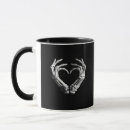 Search for cute goth girl mugs Skeleton hands