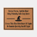 Search for funny halloween doormats Typography