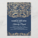 Search for blue masquerade mask invitations Mardi gras
