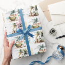 Search for coconut wrapping paper Tropical
