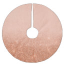 Search for rose gold tree skirts Glitter