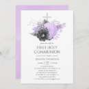 Search for grey first communion invitations Floral
