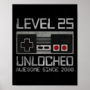 Search for 25th birthday posters 16bit
