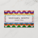 Search for zig zag pattern business cards Hipster