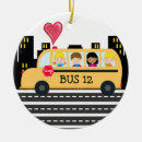 Search for school bus driver ornaments Education