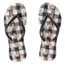 Search for black and white checkered sandals Buffalo plaid