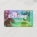 Search for cleaning lady business cards Modern