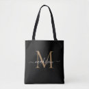 Search for black and gold tote bags Script