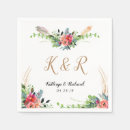 Recherche de boho bridal shower napkins Floral