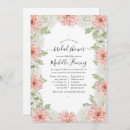 Search for dahlia bridal shower invitations Elegant