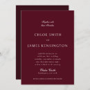 Recherche de rouges et noires de mariage invitations Calligraphie