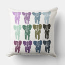 Recherche de éléphant coloré coussins Éléphants