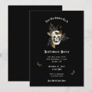 Recherche de crâne halloween invitations Foncé