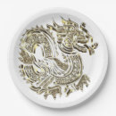 Search for gold chinese dragon plates Elegant