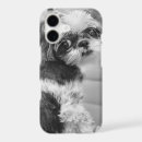 Search for shih tzu iphone cases Black and white