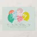 Search for mint birthday invitations Modern