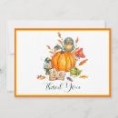 Search for owl thanksgiving cards Pumpkin