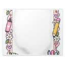 Recherche de cadre rose blocsnotes Floral