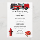 Recherche de de pompe à incendie anniversaire invitations Pour tous