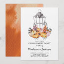Search for pumpkin engagement party invitations Orange