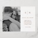 Search for gold foil save the dates Minimalist