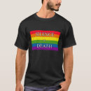 Search for silence death tshirts Gay