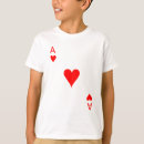 Search for ace of hearts tshirts Playing