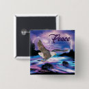 Search for bald eagle buttons Peace