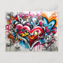 Recherche de graffiti postcards Romantique