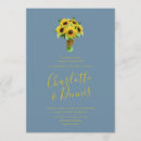 Search for sunflower bouquet wedding invitations Watercolor