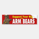 Search for bears bumper stickers Guns