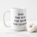 Search for papa man myth legend mugs Dad