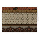 Search for textile pattern postcards Tan