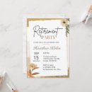 Search for floral retirement party invitations Calligraphy script