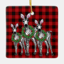 Search for red and black plaid ornaments Wreath