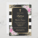 Search for pink black christening invitations Girl