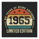 Search for 60th birthday posters Vintage